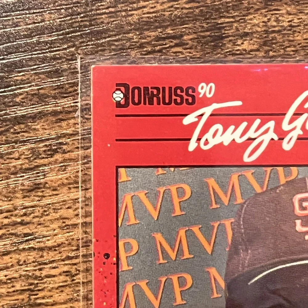 Vintage 1990 Donruss Tony Gwynn BC-4 Error Card No Dot After INC Padres Card